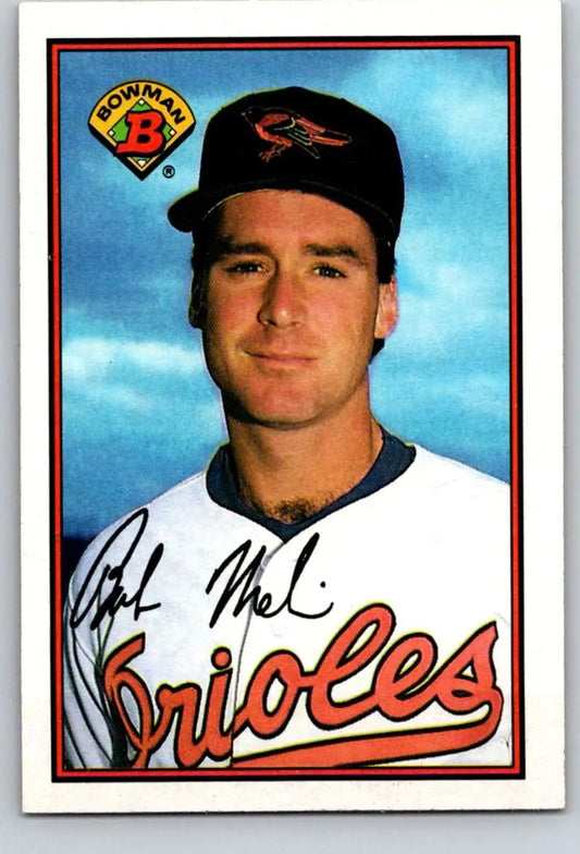 1989 Bowman #8 Bob Melvin NM-MT Baltimore Orioles Baseball Card - Baseball Card Single