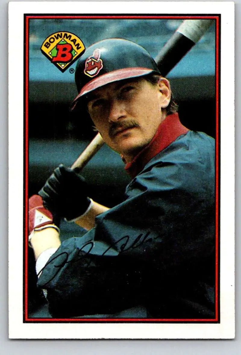 1989 Bowman #83 Andy Allanson NM-MT Cleveland Indians Baseball Card - Baseball Card Single