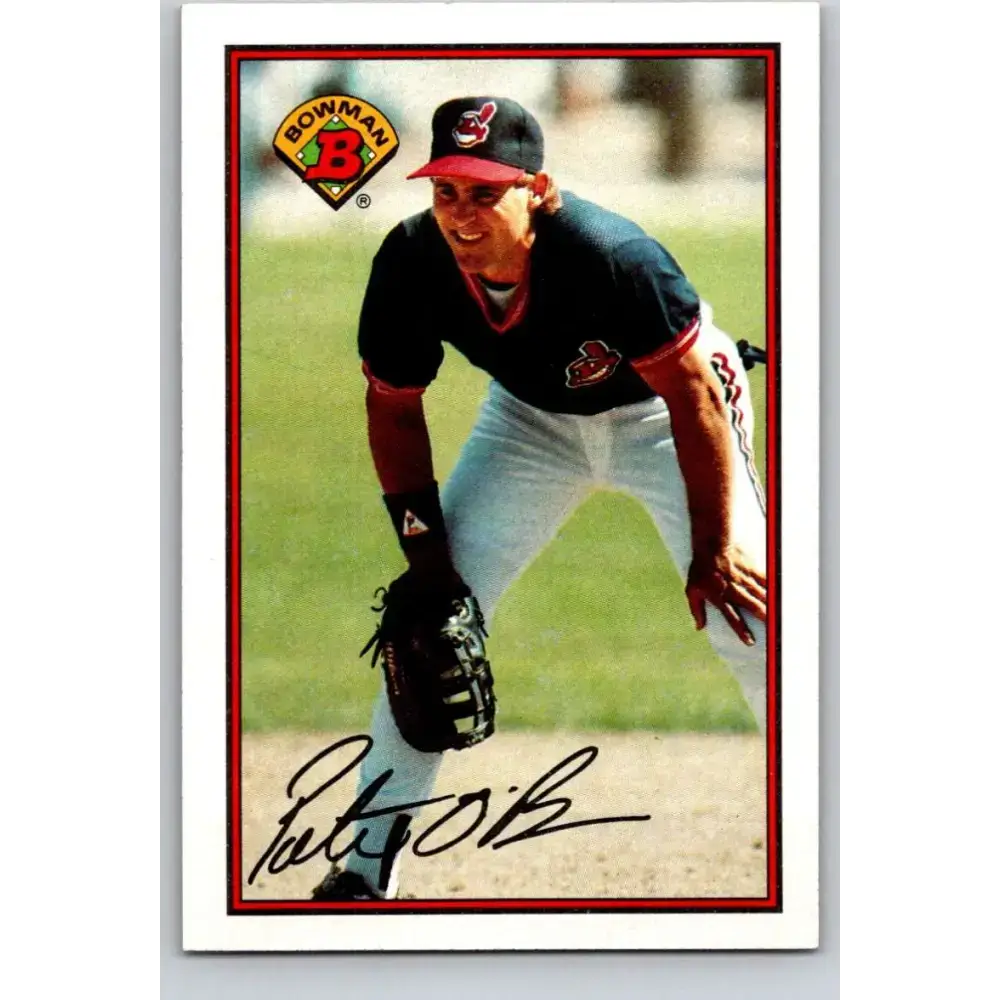 1989 Bowman #84 Pete O’Brien NM-MT Cleveland Indians Baseball Card