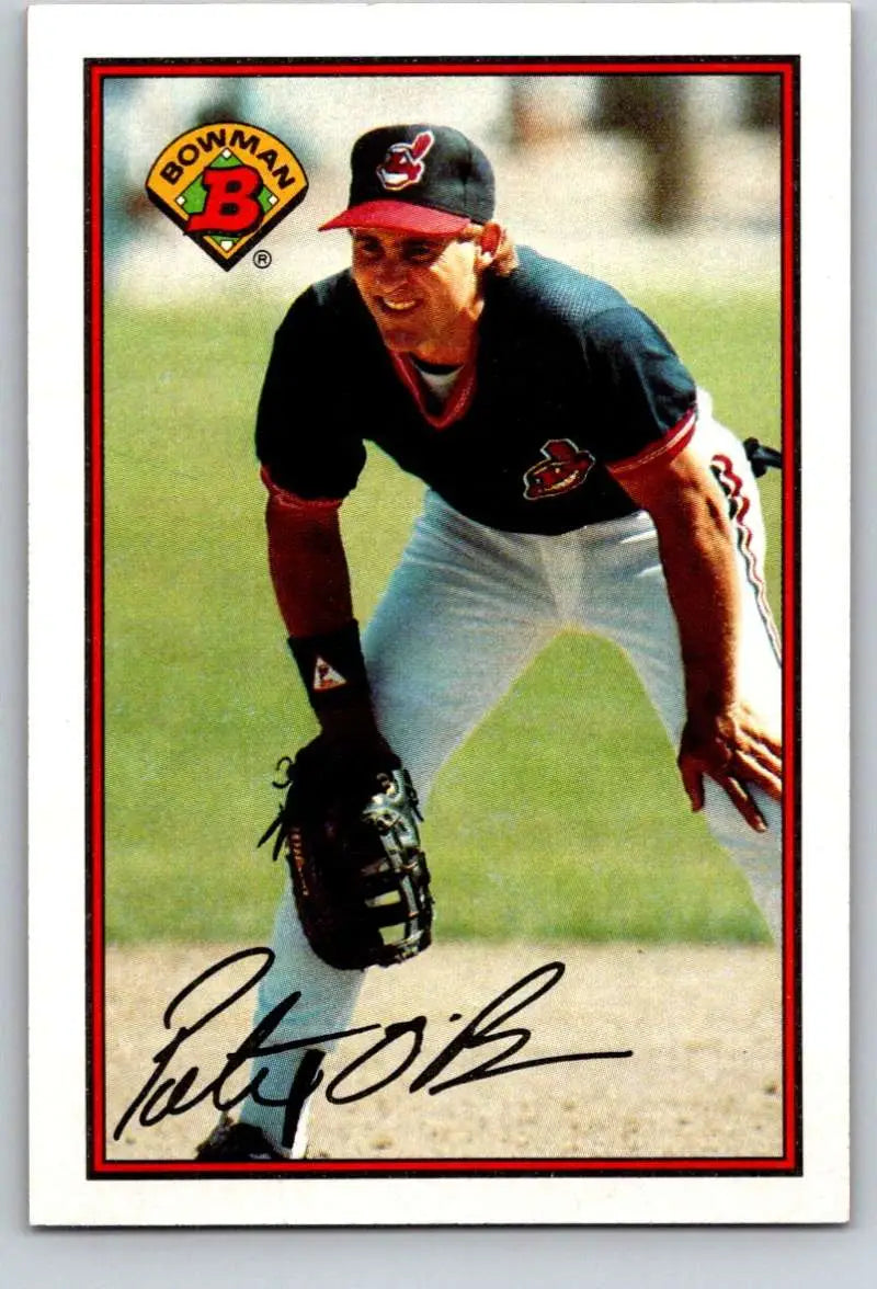 1989 Bowman #84 Pete O’Brien NM-MT Cleveland Indians Baseball Card - Baseball Card Single