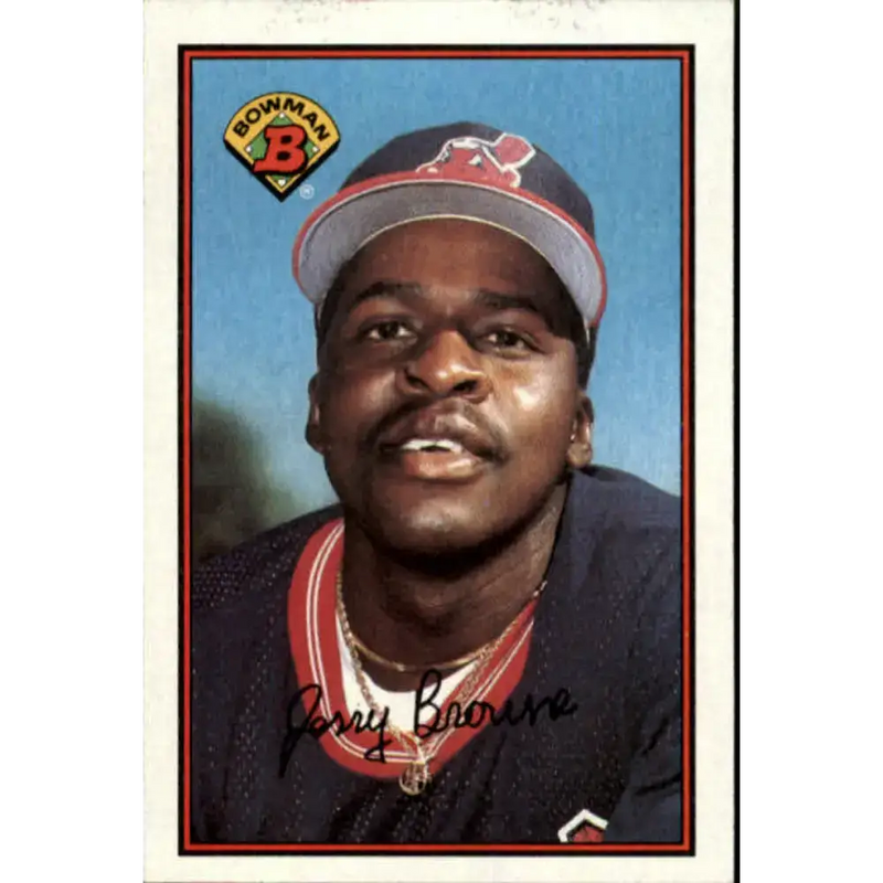 1989 Bowman #85 Jerry Browne NM-MT Cleveland Indians Baseball Card - Baseball Card Single