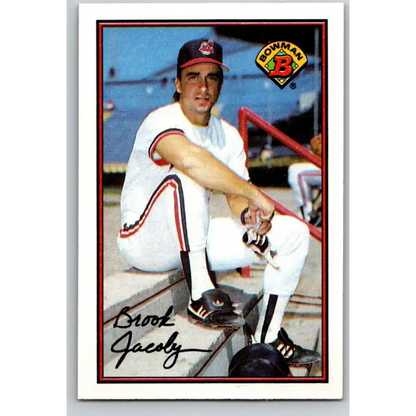 1989 Bowman #86 Brook Jacoby NM-MT Cleveland Indians Baseball Card