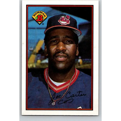 1989 Bowman #91 Joe Carter NM-MT Cleveland Indians Baseball Card