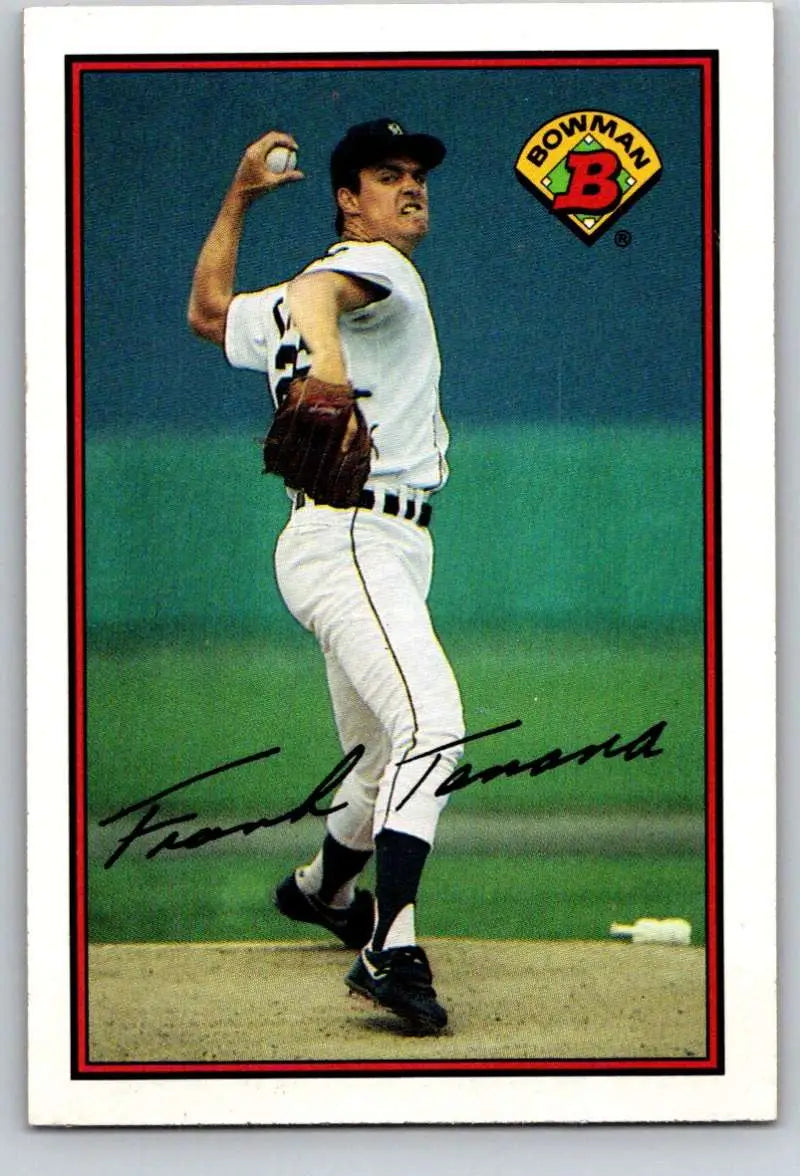 1989 Bowman #92 Frank Tanana NM-MT Detroit Tigers Baseball Card - Baseball Card Single
