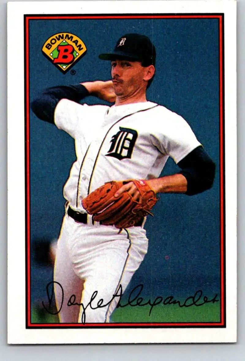 1989 Bowman #94 Doyle Alexander NM-MT Detroit Tigers Baseball Card - Baseball Card Single