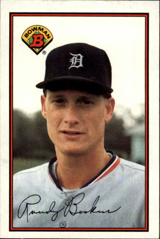 1989 Bowman #96 Randy Bockus NM-MT Detroit Tigers Baseball Card - Baseball Card Single