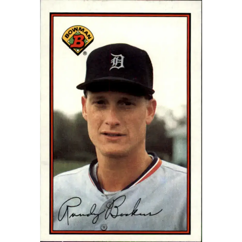 1989 Bowman #96 Randy Bockus NM-MT Detroit Tigers Baseball Card - Baseball Card Single