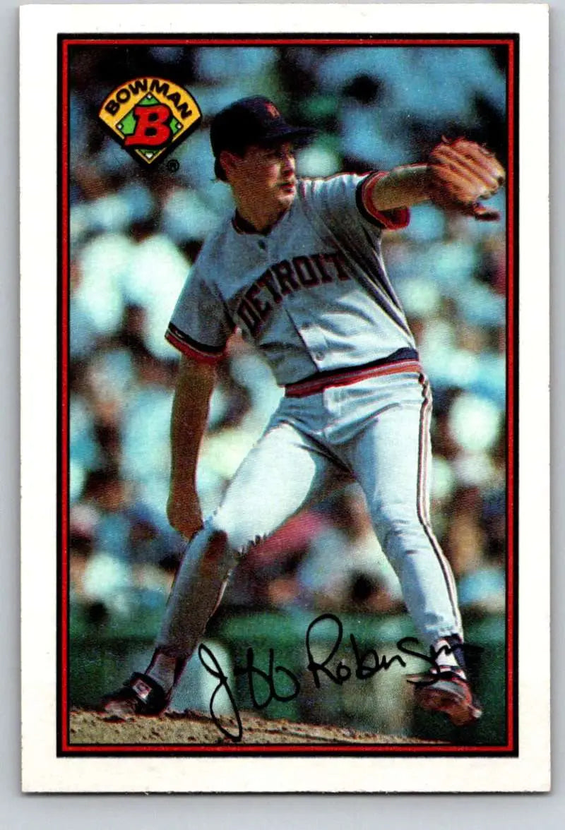 1989 Bowman #97 Jeff Robinson NM-MT Detroit Tigers Baseball Card - Baseball Card Single