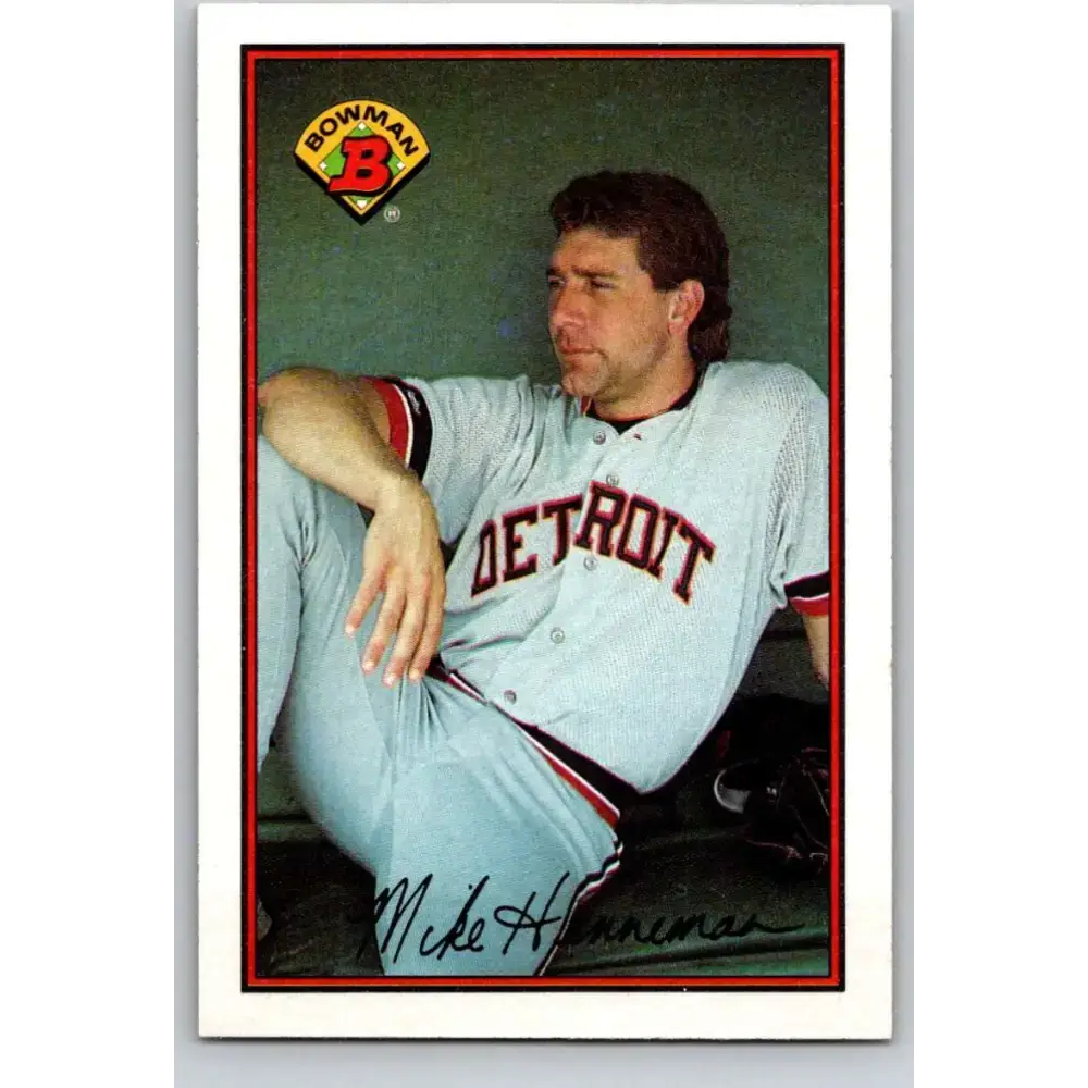 1989 Bowman #98 Mike Henneman NM-MT Detroit Tigers Baseball Card