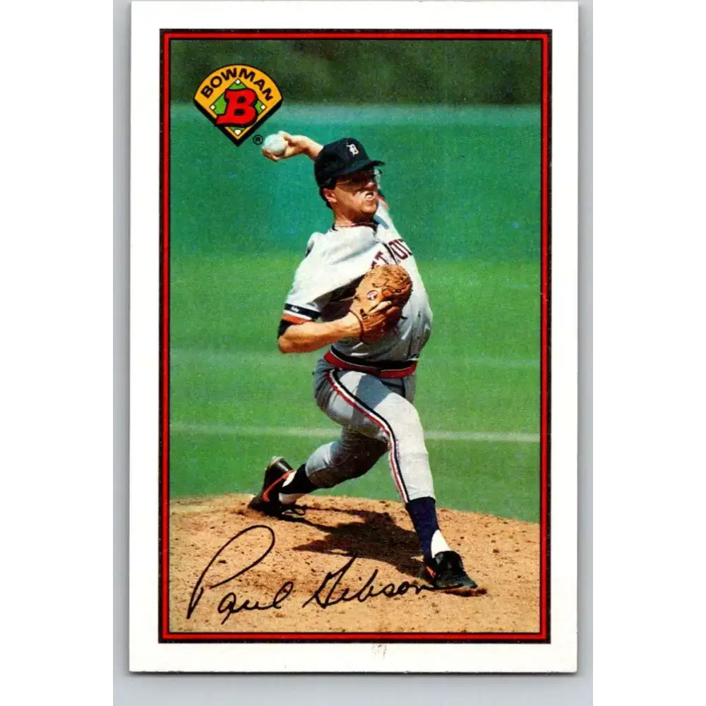 1989 Bowman #99 Paul Gibson NM-MT Detroit Tigers Baseball Card