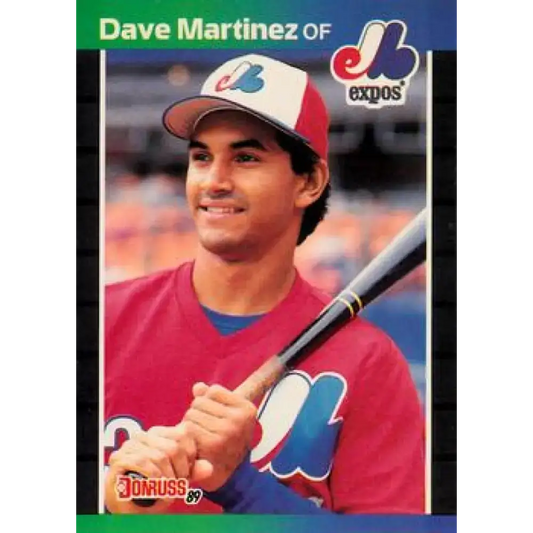 1989 Donruss #102 Dave Martinez NM-MT Montreal Expos Baseball Card
