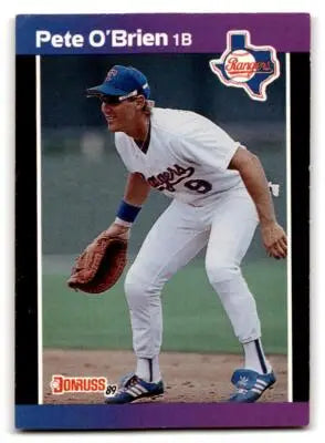1989 Donruss Pete O’Brien baseball card 107c Pete O’Brien collectible image