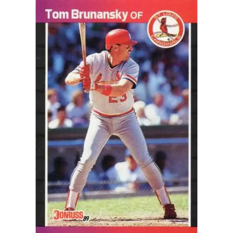 1989 Donruss #112 Tom Brunansky NM-MT St. Louis Cardinals Baseball Card - Baseball Card Single