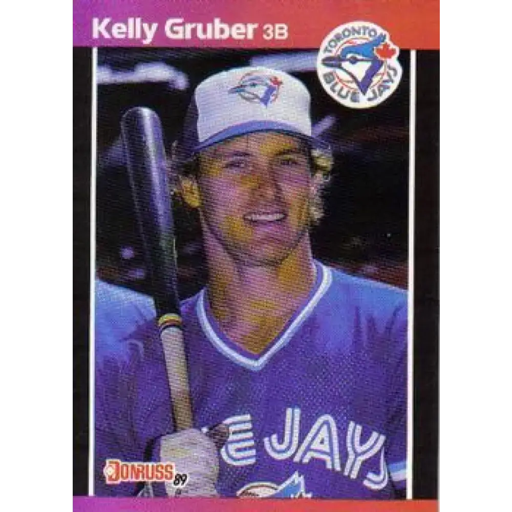 1989 Donruss #113 Kelly Gruber UER NM-MT Toronto Blue Jays Baseball Card