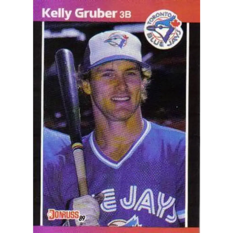 1989 Donruss #113 Kelly Gruber UER NM-MT Toronto Blue Jays Baseball Card - Baseball Card Single