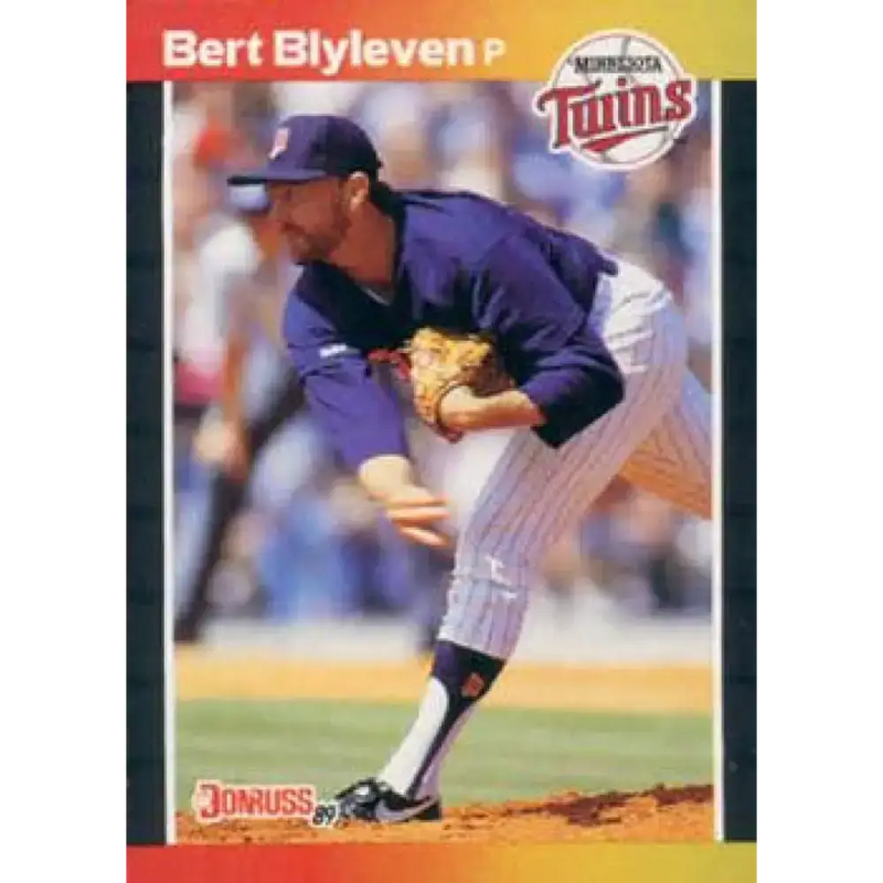 1989 Donruss #119 Bert Blyleven UER NM-MT Minnesota Twins Baseball Card - Baseball Card Single
