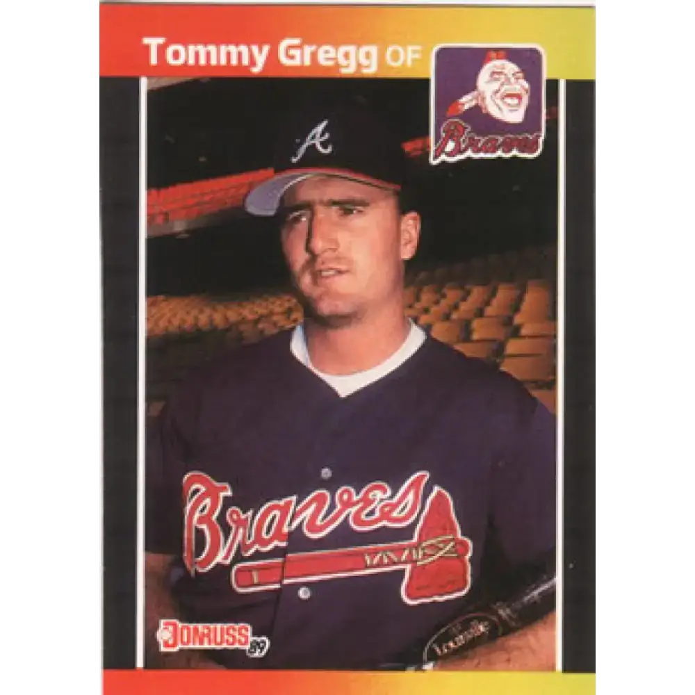1989 Donruss #121 Tommy Gregg NM-MT Atlanta Braves Baseball Card