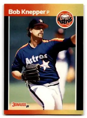 1989 Donruss Bob Knepper baseball card 123b Bob Knepper collectible card image