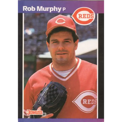 1989 Donruss #139 Rob Murphy NM-MT Cincinnati Reds Baseball Card
