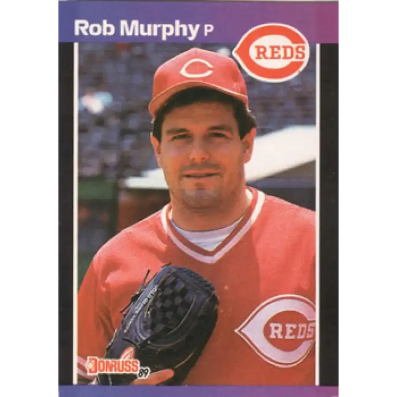 1989 Donruss #139 Rob Murphy NM-MT Cincinnati Reds Baseball Card - Baseball Card Single