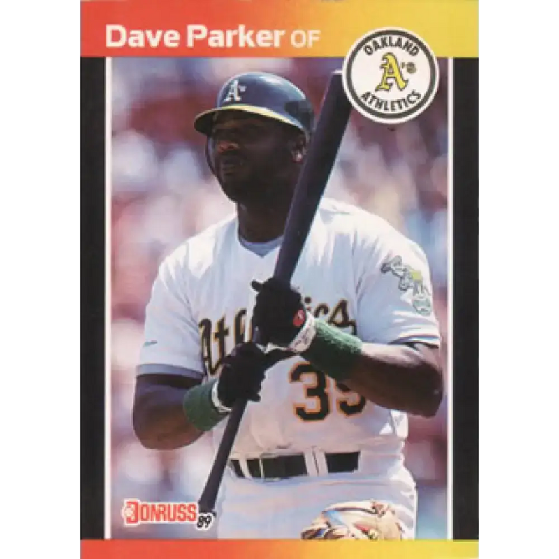 1989 Donruss #150 Dave Parker NM-MT Oakland Athletics Baseball Card - Baseball Card Single