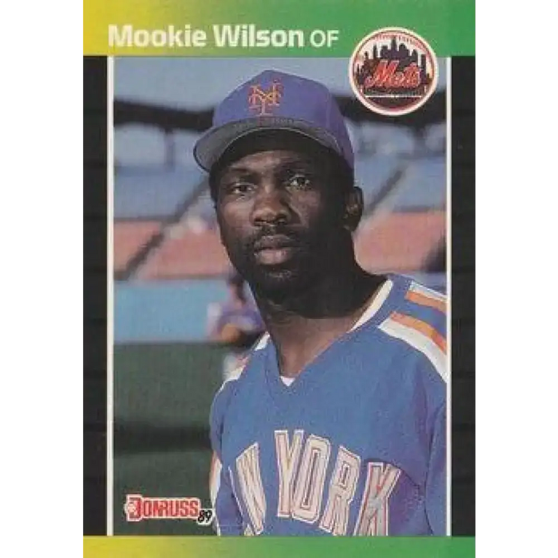 1989 Donruss #152 Mookie Wilson NM-MT New York Mets Baseball Card - Baseball Card Single