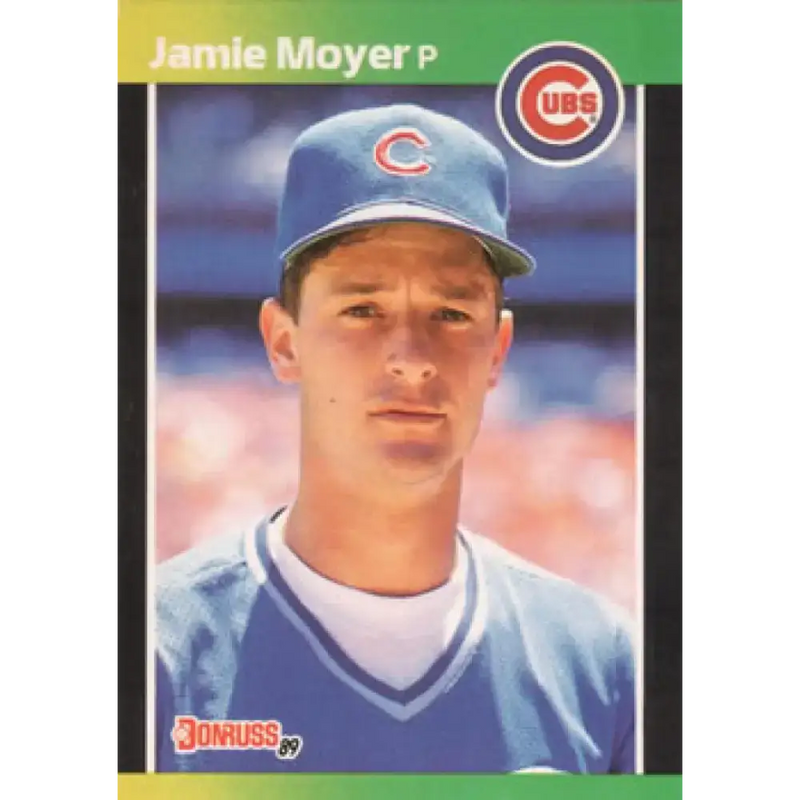 1989 Donruss #157 Jamie Moyer NM-MT Chicago Cubs Baseball Card - Baseball Card Single