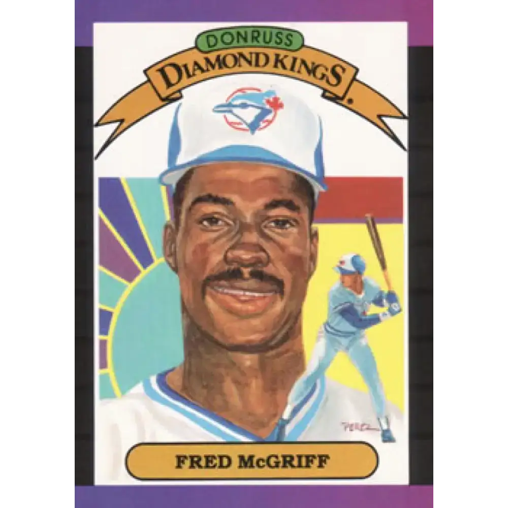 1989 Donruss #16 Fred McGriff DK NM-MT Toronto Blue Jays Baseball Card - Baseball Card Single