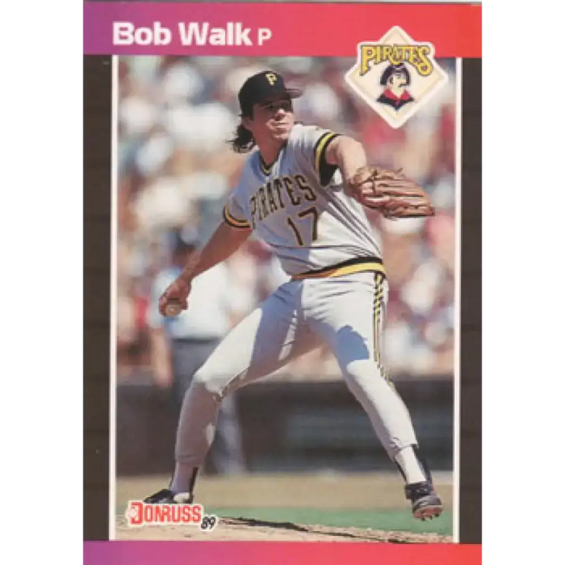 1989 Donruss #172 Bob Walk NM-MT Pittsburgh Pirates Baseball Card - Baseball Card Single