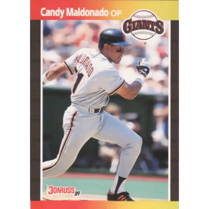 1989 Donruss #177 Candy Maldonado NM-MT San Francisco Giants Baseball Card - Baseball Card Single