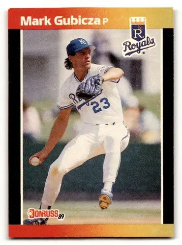 1989 Donruss #179 Mark Gubicza Kansas City Royals Baseball Cards EX/ ID:64365 - Baseball Card Single