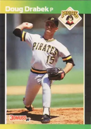 1989 Donruss #211 Doug Drabek NM-MT Pirates ID:21626 - Baseball Card Single