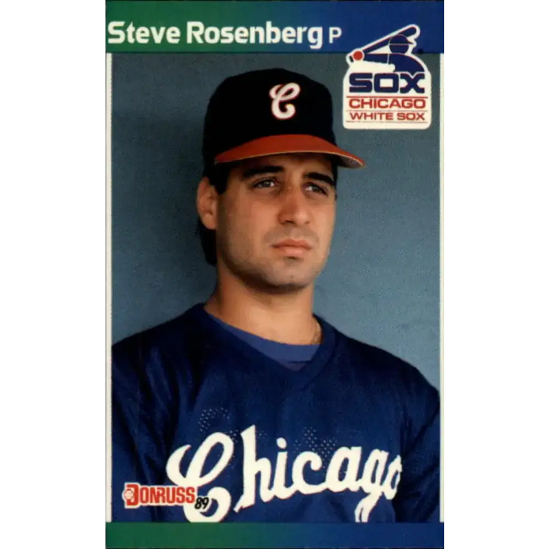 1989 Donruss #219 Steve Rosenberg NM-MT Chicago White Sox Baseball Card - Baseball Card Single