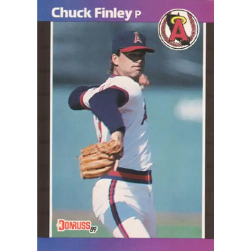 1989 Donruss #226 Chuck Finley NM-MT California Angels Baseball Card - Baseball Card Single
