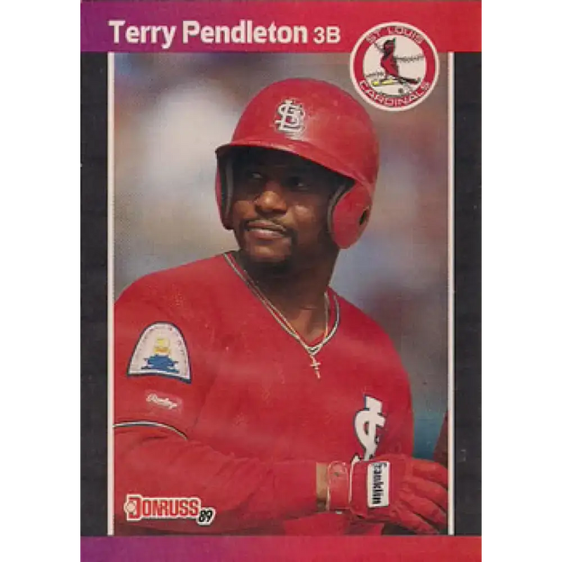 1989 Donruss #230 Terry Pendleton NM-MT St. Louis Cardinals Baseball Card - Baseball Card Single