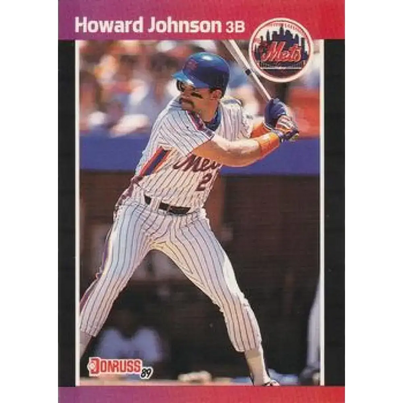 1989 Donruss #235 Howard Johnson NM-MT New York Mets Baseball Card - Baseball Card Single