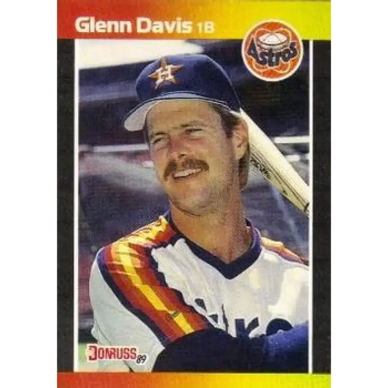 1989 Donruss #236 Glenn Davis NM-MT Houston Astros Baseball Card - Baseball Card Single