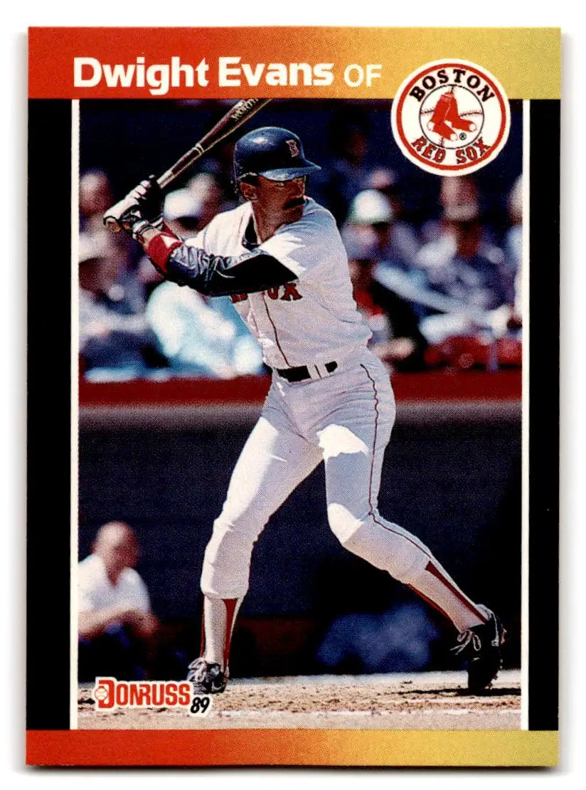 1989 Donruss #240d Dwight Evans - Baseball Card Single