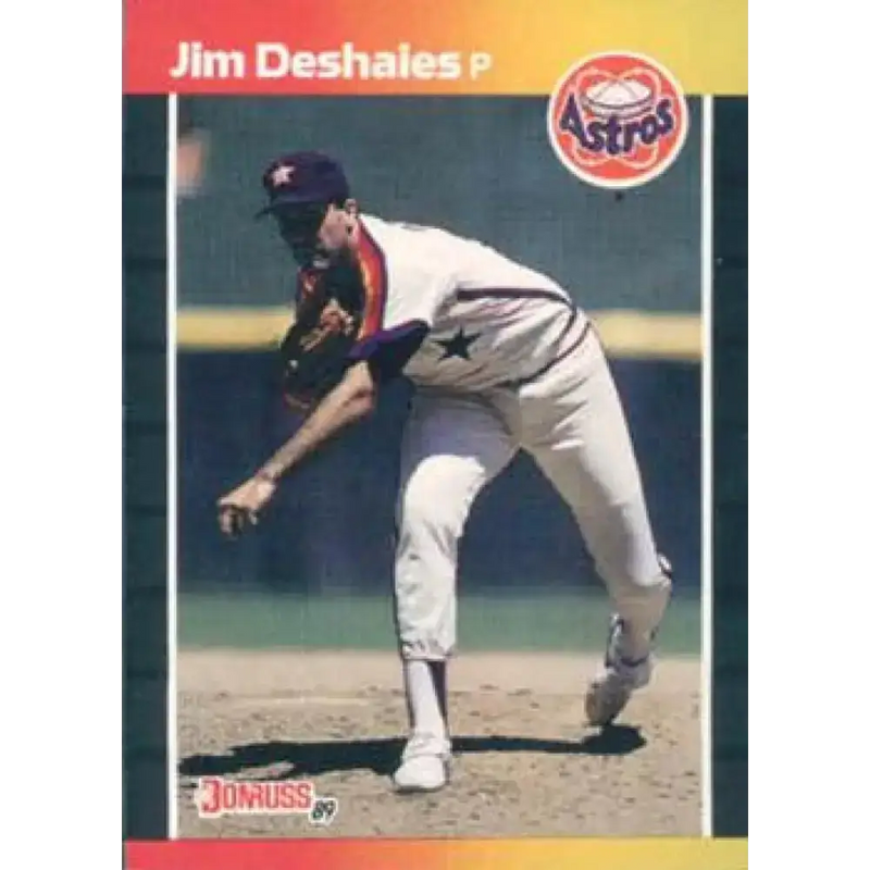 1989 Donruss #241 Jim Deshaies NM-MT Houston Astros Baseball Card - Baseball Card Single