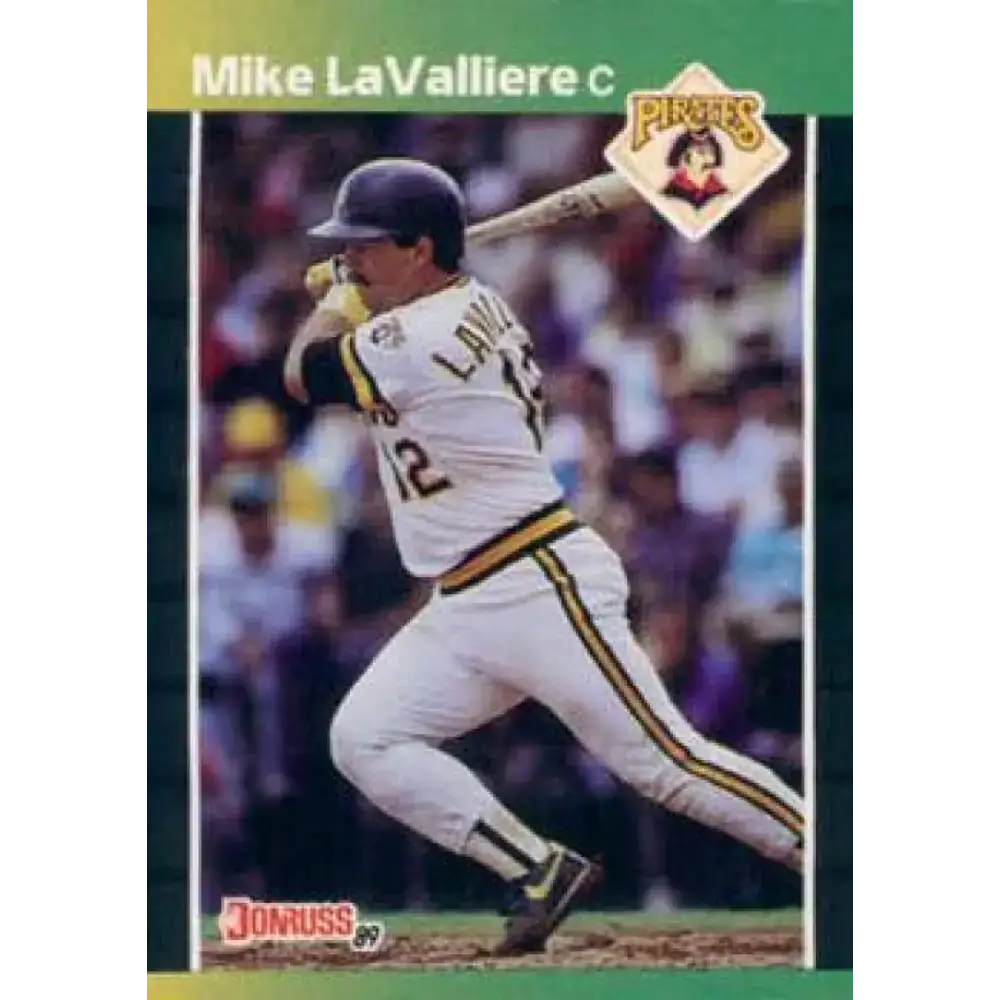 1989 Donruss #244 Mike LaValliere NM-MT Pittsburgh Pirates Baseball Card