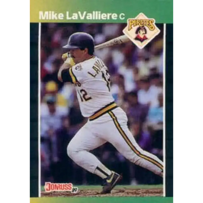 1989 Donruss #244 Mike LaValliere NM-MT Pittsburgh Pirates Baseball Card