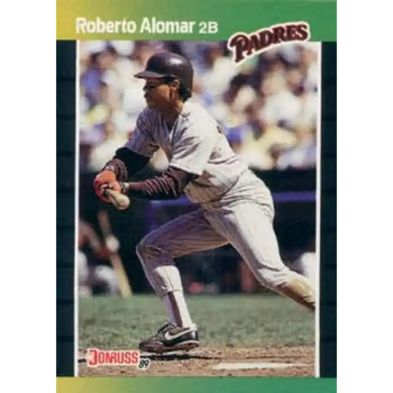 1989 Donruss #246 Roberto Alomar NM-MT San Diego Padres Baseball Card - Baseball Card Single