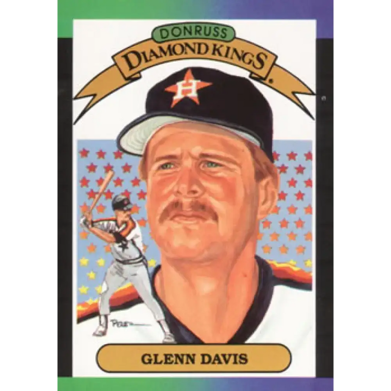 1989 Donruss #25 Glenn Davis DK NM-MT Houston Astros Baseball Card - Baseball Card Single