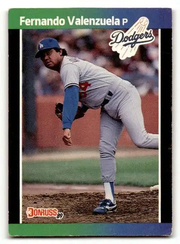 1989 Donruss #250 Fernando Valenzuela Los Angeles Dodgers Baseball C ID:56248