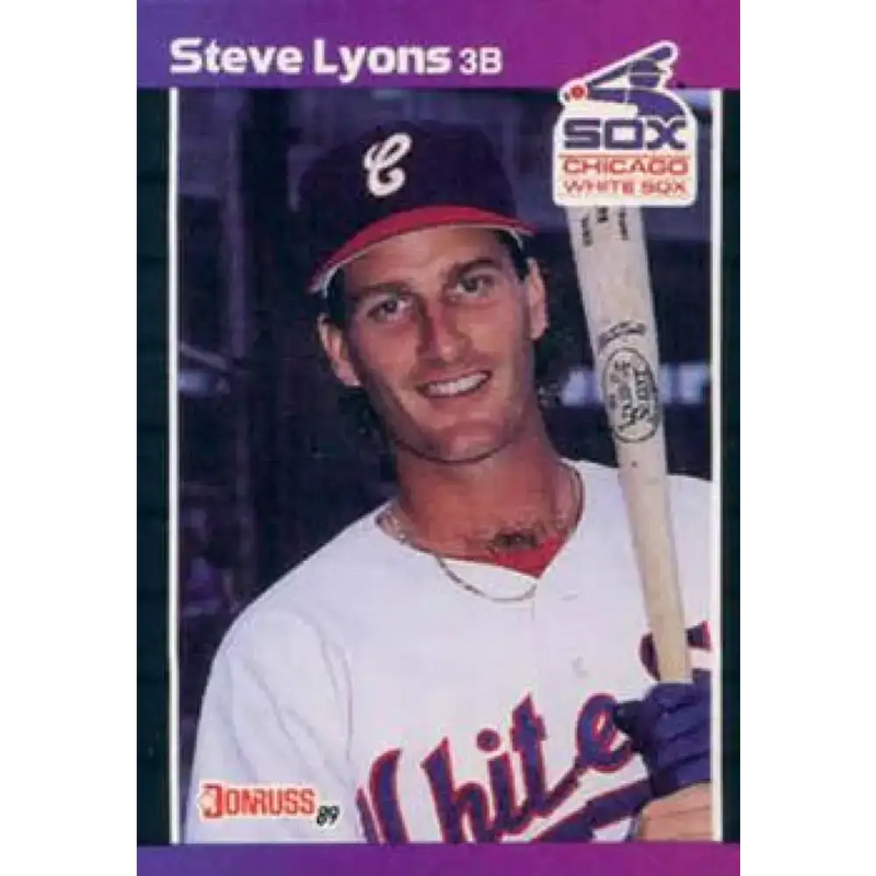 1989 Donruss #253 Steve Lyons NM-MT Chicago White Sox Baseball Card - Baseball Card Single