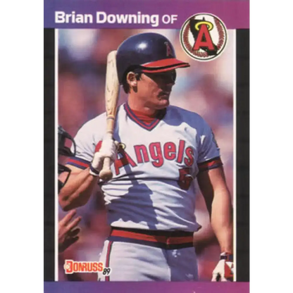 1989 Donruss #254 Brian Downing NM-MT California Angels Baseball Card