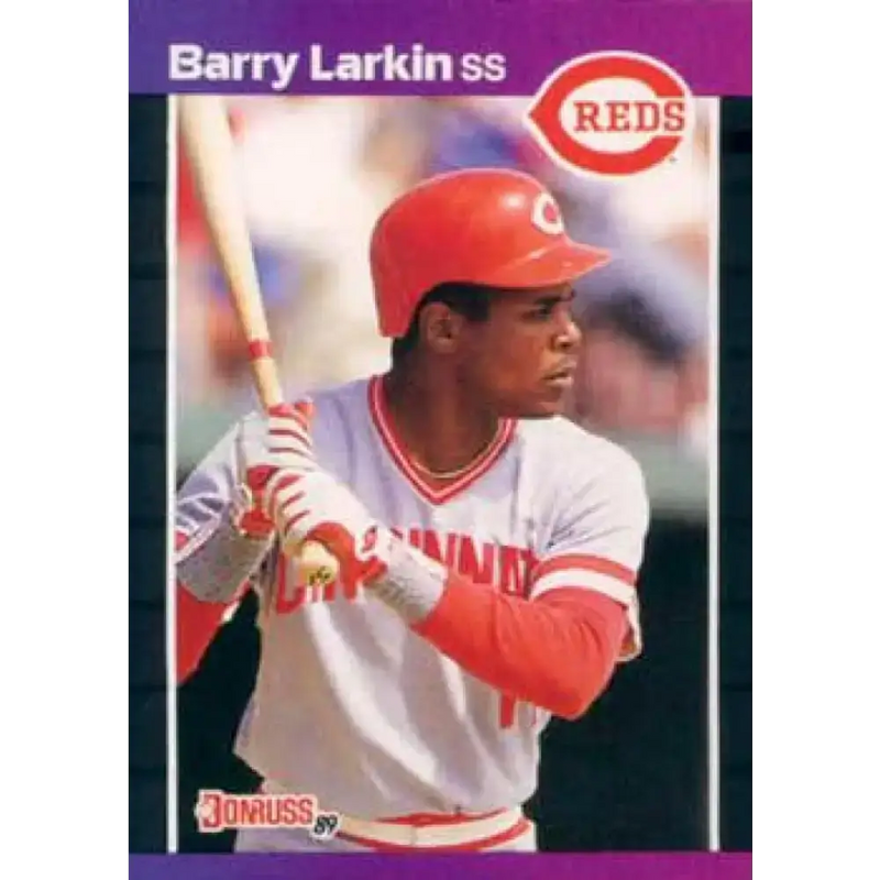 1989 Donruss #257 Barry Larkin EX Excellent Cincinnati Reds Baseball Card - Baseball Card Single