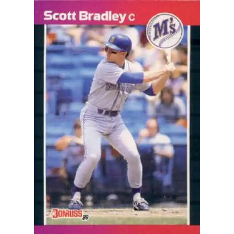 1989 Donruss #261 Scott Bradley NM-MT Seattle Mariners Baseball Card - Baseball Card Single