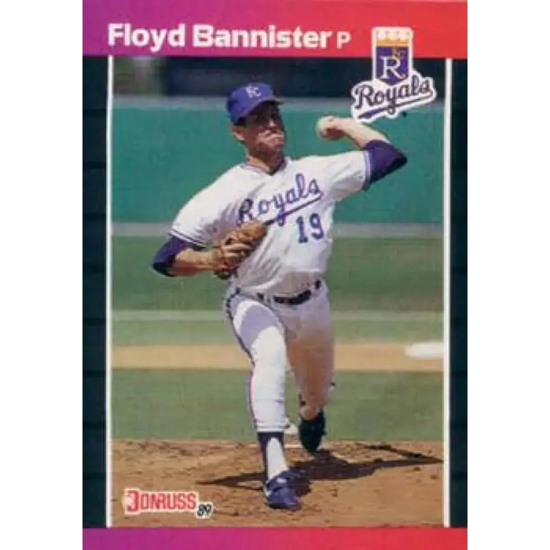 1989 Donruss #262 Floyd Bannister NM-MT Kansas City Royals Baseball Card - Baseball Card Single