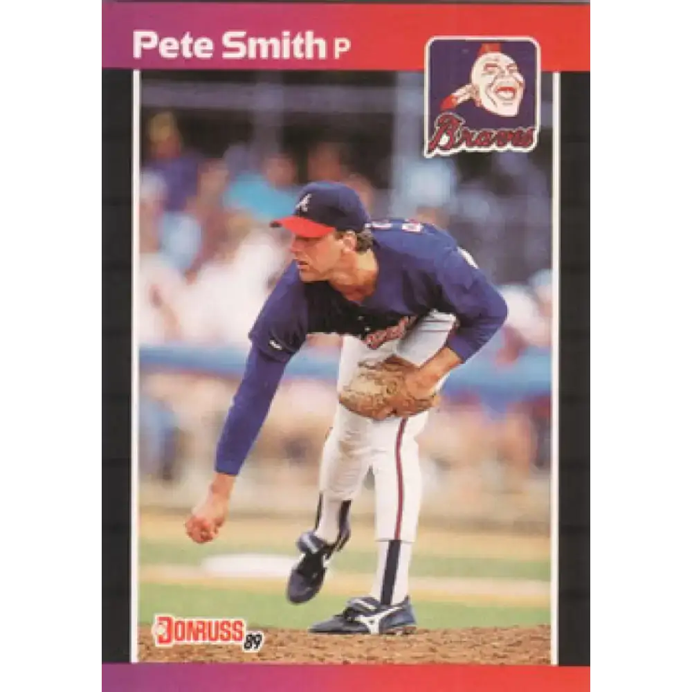 1989 Donruss #263 Pete Smith NM-MT Atlanta Braves Baseball Card - Baseball Card Single